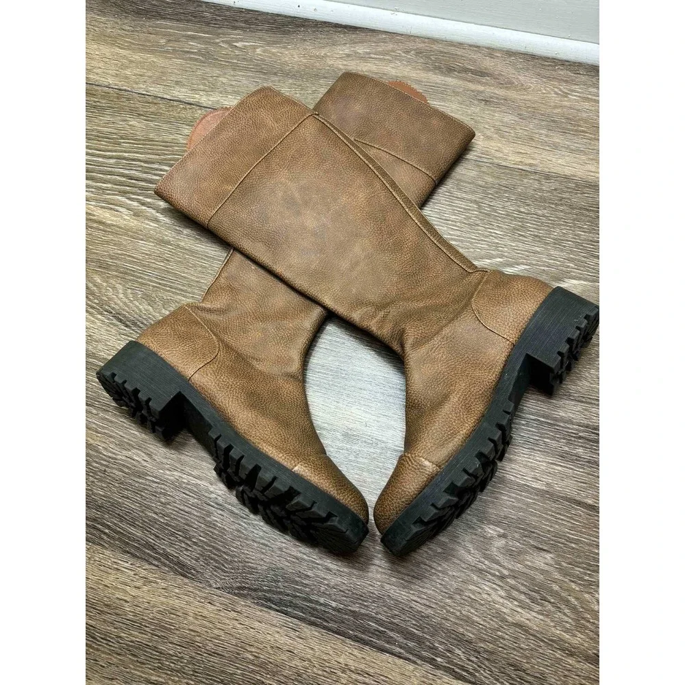 Very Volatile Women's Motorcycle Boots‎ Knee- High Size 6